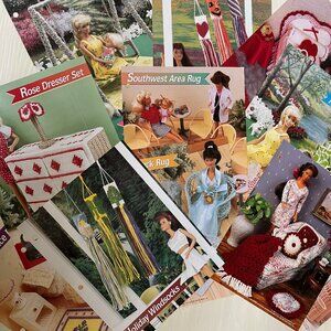 LOT OF 10 FASHION  DOLL CROCHET CRAFT Crochet | Plastic Canvas Patterns, Barbie